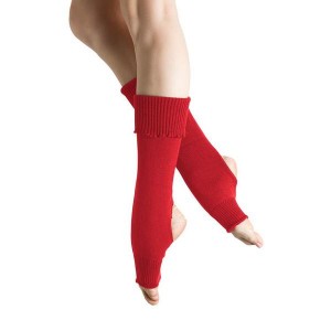 Bloch Anya Legwarmers Men's Knitwear Red | YILGT33835