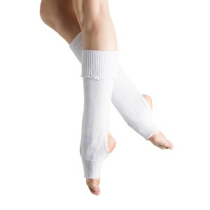 Bloch Anya Legwarmers Men's Knitwear White | ILJZR67483