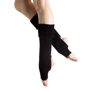 Bloch Anya Legwarmers Women's Knitwear Black | QILWA25421