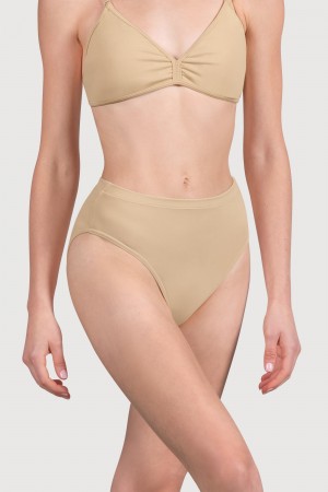 Bloch Aquila High Waist Women's Underwear Sand | GILEC75872