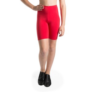 Bloch Basic Bike Length Short Kids' Bottoms Red | ILNEJ58477