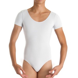 Bloch Boyd Cap sleeve Men's Leotards White | ILCIF57308