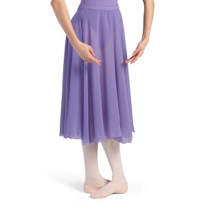 Bloch Cambria Full Circle Chiffon Women's Skirts Jacaranda | AILDF16110