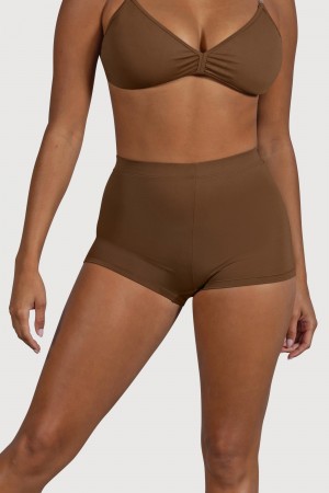 Bloch Capella High Waist Women's Underwear Cocoa | LILTR49080