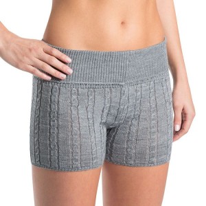 Bloch Carezza Cable Knit Fold Down Women's Bottoms Light Grey | ILJVR18699