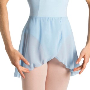 Bloch Chantal Short Tulip Wrap Women's Skirts Ballet Blue | QILUV93599