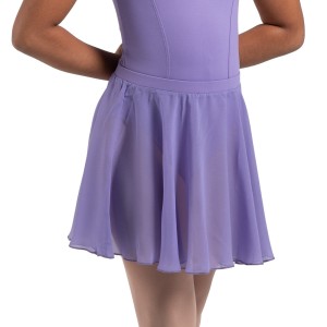 Bloch Chayanne Chiffon Short Circle Kids' Skirts Jacaranda | EILVG46381