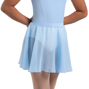 Bloch Chayanne Chiffon Short Circle Kids' Skirts Bluebird | ILCVG64650