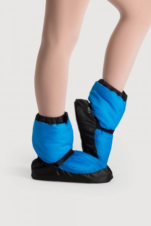 Bloch Children Warmup Kids' Booties Blue Fluro | QILUV94369