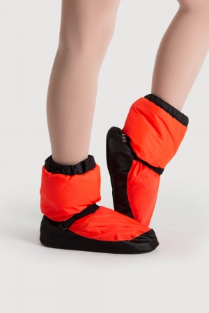 Bloch Children Warmup Kids' Booties Orange Fluro | YILVQ44053