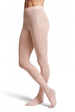 Bloch Contoursoft Footed Women's Tight Pink | ILIIZ86341