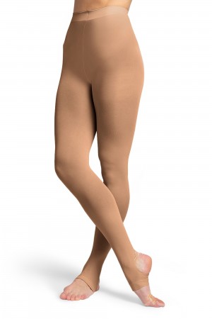 Bloch Contoursoft Sitrrup Women's Tight Bloch Tan | BILSO56631