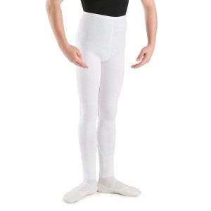 Bloch Dale Footless Kids' Tight White | ILIIZ95903