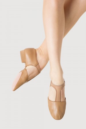 Bloch Elastosplit Grecian Women's Jazz Tan | ILEGJ41424