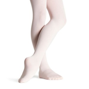 Bloch Elite Footed Kids' Tight Theatrical Pink | AILWC89298