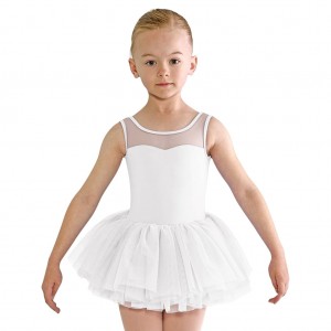 Bloch Emica Sweetheart Kids' Dress White | QILUV24628