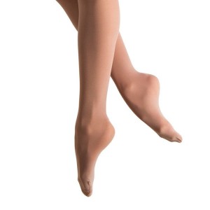 Bloch Endura Supplex Footed Women's Tight Tan | ILZPD48834