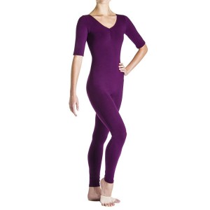 Bloch Euna ¾ Sleeve Women's Unitards Plum | LILTR95758