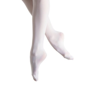 Bloch Fiesta Feathersoft Footed Women's Tight White | YILGT62499