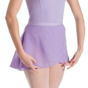 Bloch Gianna Wrap Women's Skirts Lilac | ILZDE70664