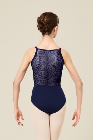 Bloch Maiko Animal Printed Mesh Camisole Women's Leotards Parisian | ILIIZ51184