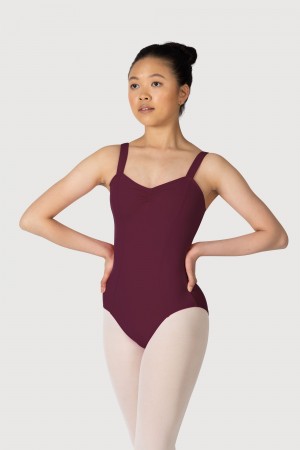 Bloch Overture Obelia Princess Seam Women's Leotards Burgundy | EILVG41334