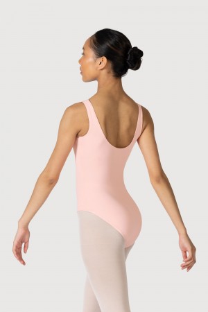 Bloch Overture Odetta Sleeveless Pleat Women's Leotards Candy Pink | ILCIF54316