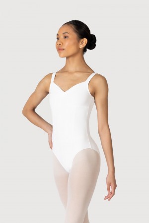 Bloch Overture Ondina Princess Seam Women's Leotards White | AILDF52451