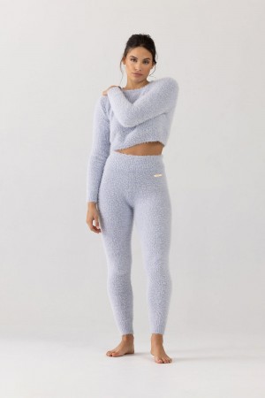 Bloch Popcorn Stitch Tight Women's Knitwear Sky | LILSX73797