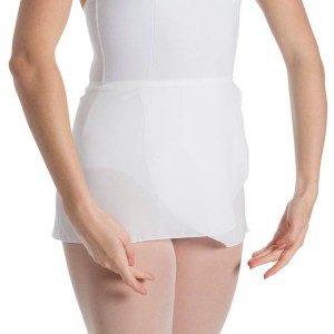 Bloch Professional Wrap Women's Skirts White | LILTR83958