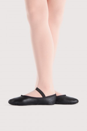 Bloch Prolite Leather Toddlers Kids' Ballet Flats Black | UILTG89605