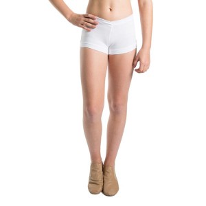 Bloch Rena Micro Fitted Short Kids' Bottoms White | ILEGJ29200