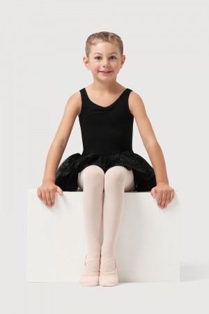 Bloch Sparkle Tank Tutu Kids' Leotards Black | ILCIF29097