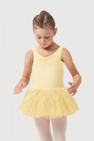 Bloch Sparkle Tank Tutu Kids' Leotards Sunshine | ILEGJ53903