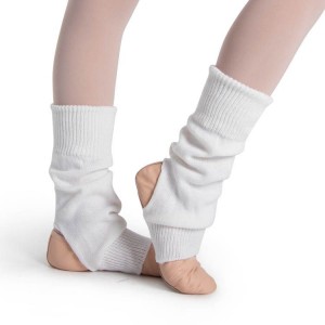 Bloch Stirrup Legwarmers Kids' Knitwear White | UILTG61657