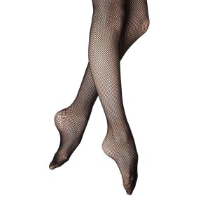 Bloch Traditional Fishnet Footed Women's Tight Black | AILDF50481