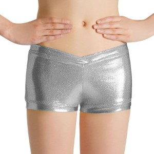 Bloch Vegas Short Kids' Bottoms Silver | ILDYB39433