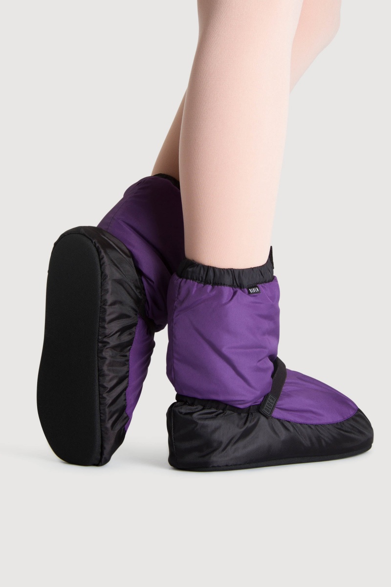 Bloch Adult Warmup Men's Booties Purple/Black | GILEC87237