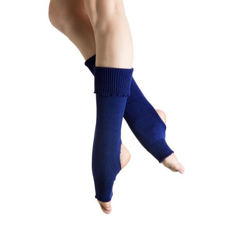 Bloch Anya Legwarmers Men\'s Knitwear Royal Blue | ILICD42752