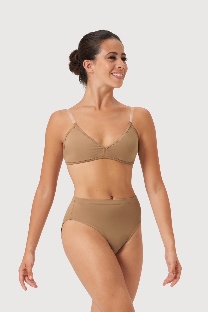 Bloch Aquila High Waist Women's Underwear Tan | ILJBT90000