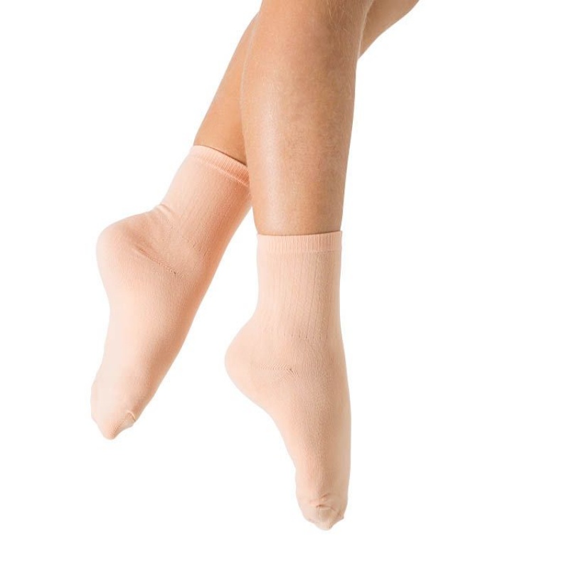 Bloch Ballet Women's Socks Pink | ZILMJ47496