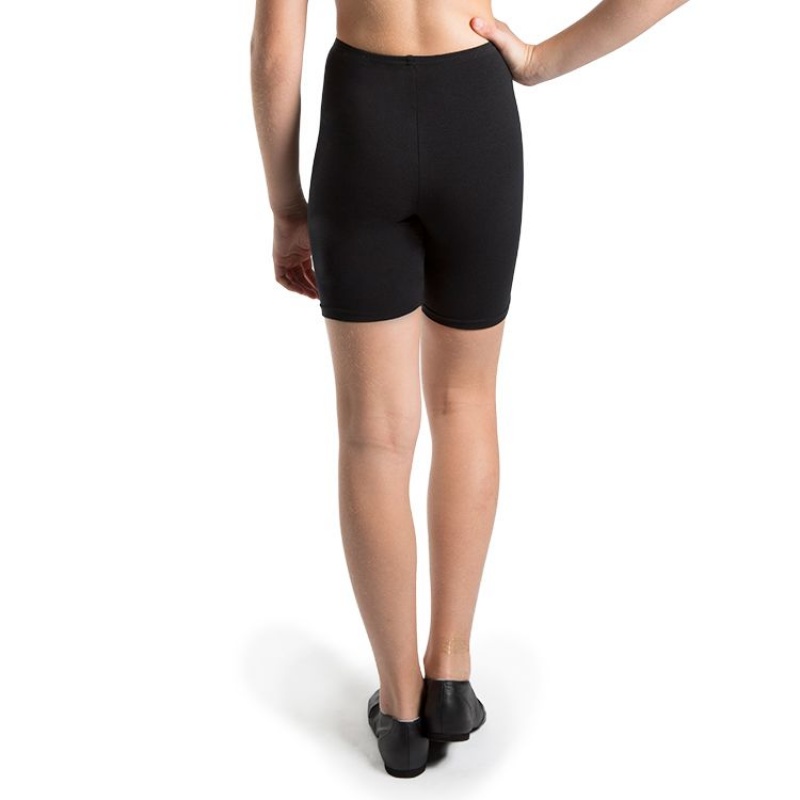 Bloch Basic Bike Length Short Kids' Bottoms Black | ILNZX14447