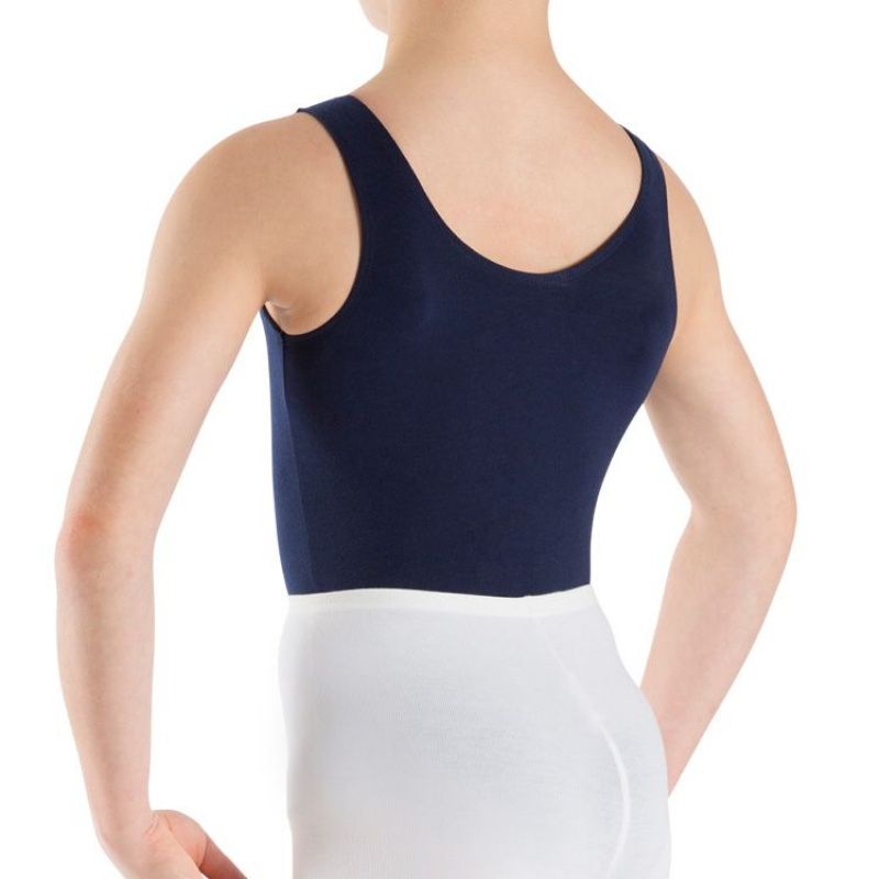 Bloch Billy Sleeveless Kids' Tops Navy | ILDFL85132