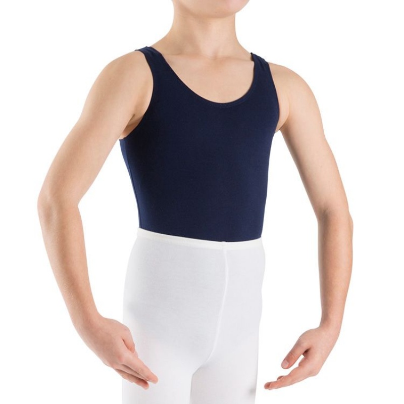 Bloch Billy Sleeveless Kids' Tops Navy | ILDFL85132