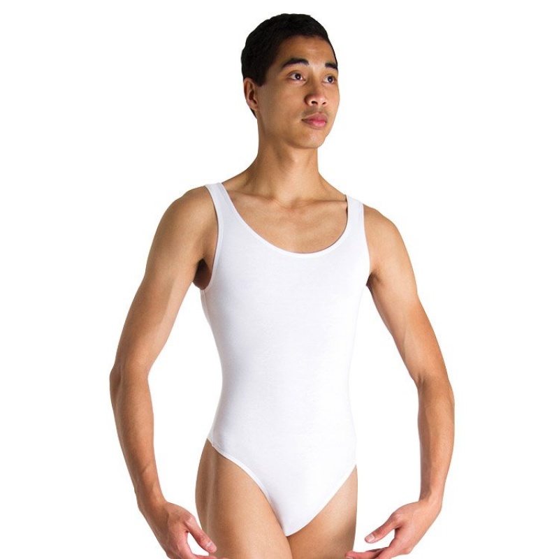 Bloch Brad Men's Leotards White | XILGW23515