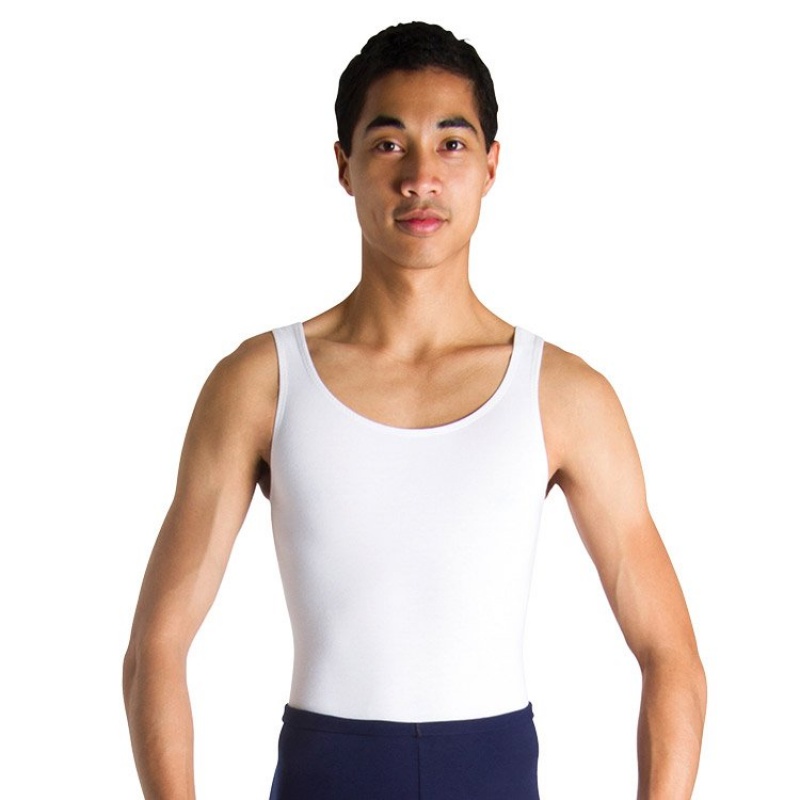 Bloch Brad Men's Leotards White | XILGW23515