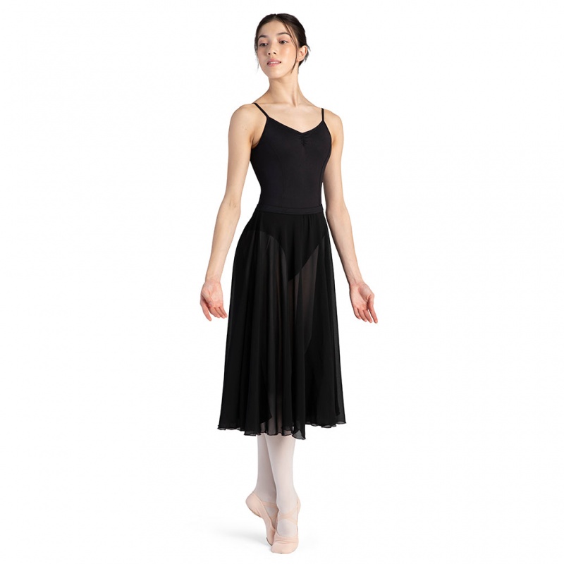 Bloch Cambria Full Circle Chiffon Women's Skirts Black | EILVG65836