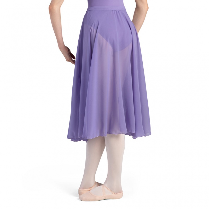 Bloch Cambria Full Circle Chiffon Women's Skirts Jacaranda | AILDF16110