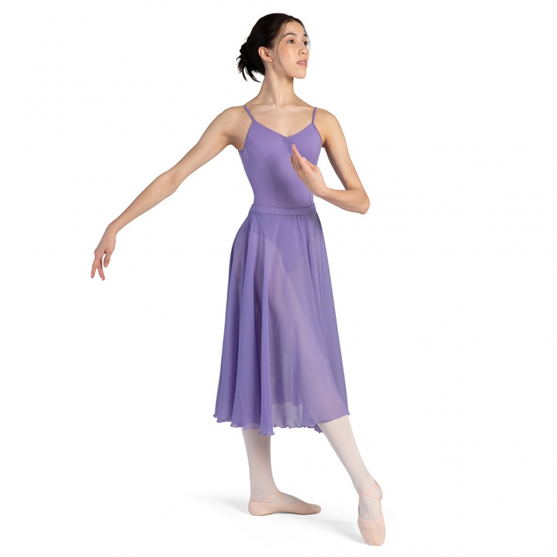 Bloch Cambria Full Circle Chiffon Women's Skirts Jacaranda | AILDF16110