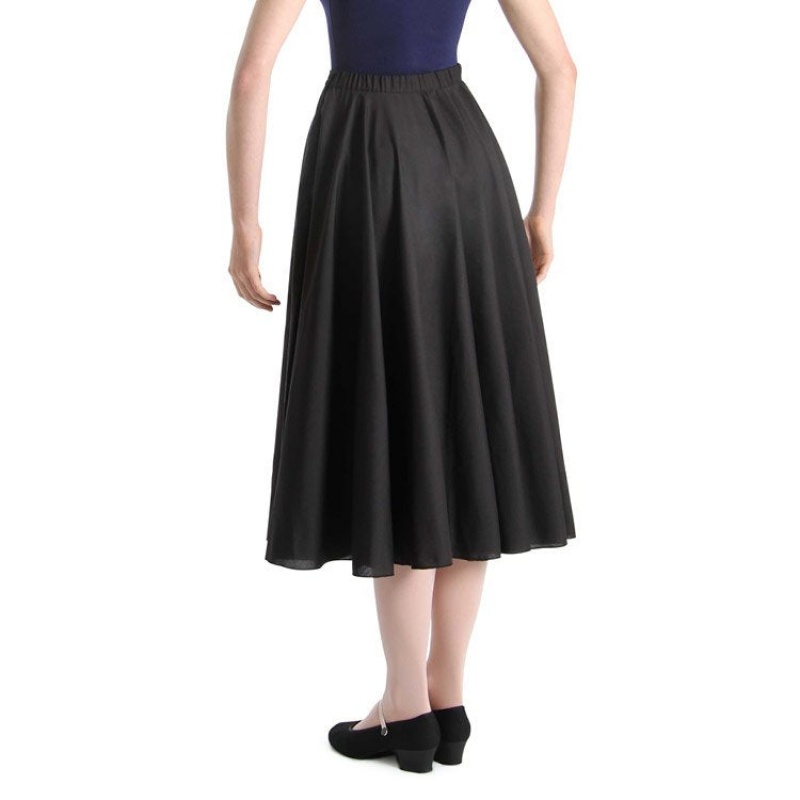 Bloch Cara Ladies Women's Skirts Black | ILEGJ45863